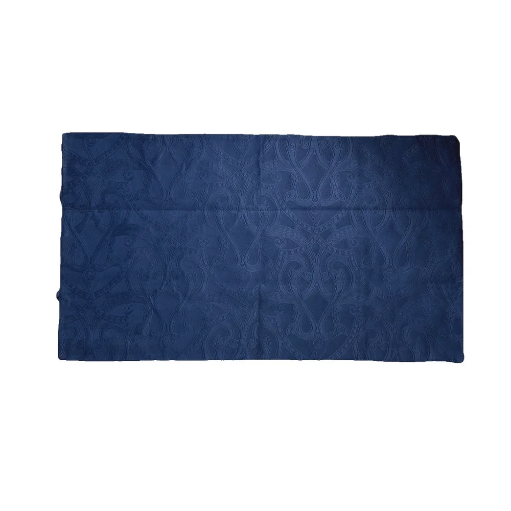 Beautiful Luxury King Shams Chambers Fine Linen Pair Pillowcases Navy Blue Italy